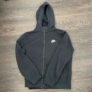 2/$30 Youth nike black zip up sweater
